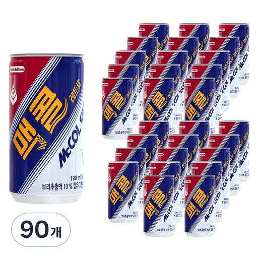 일화 맥콜 190mlx30캔x3박스 기타향탄산음료