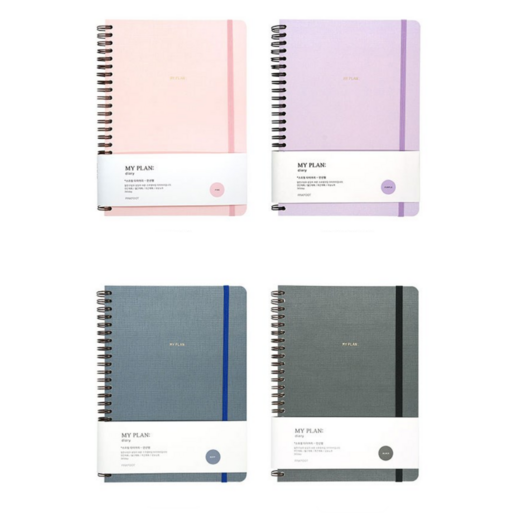 핑크풋 7000마이플랜 스프링 다이어리 2p