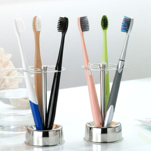 에브노 스텐 칫솔꽂이 칫솔거치대 2P