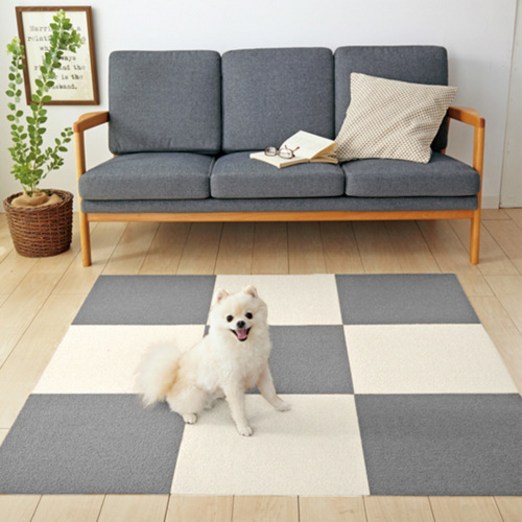 도톰매트 반려동물 미끄럼방지 매트, 그레이, 10개