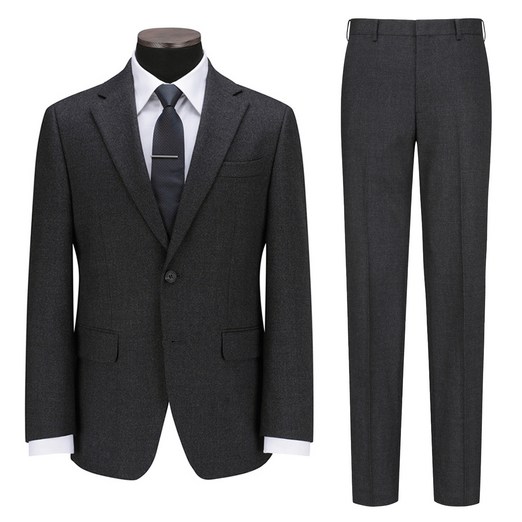 브렌우드 남성용 솔리드 멜란지 수트 자켓  팬츠