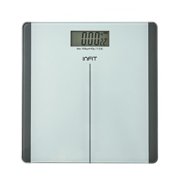인핏 민트 스트라이프 디지털 체중계 개봉기 | 실사용 후기 - 상품 이미지 4