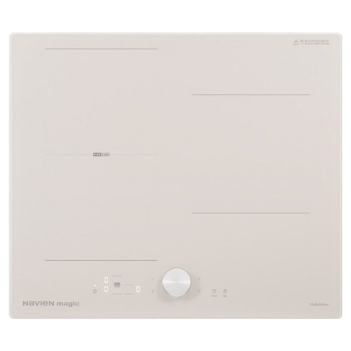 나비엔매직 전기레인지 인덕션 3구 베이지, ERI5053AF, 빌트인