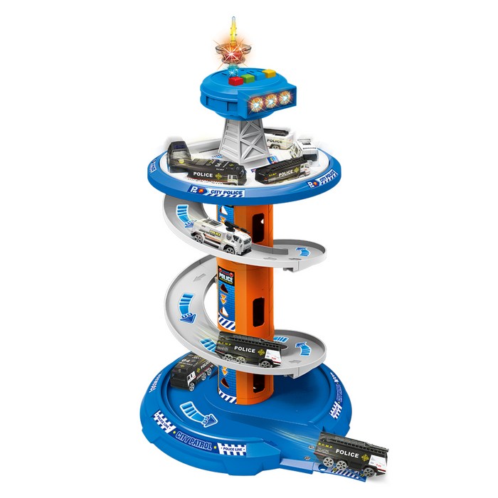 투칸 타워 미니카 작동완구 세트, 경찰서, 1개