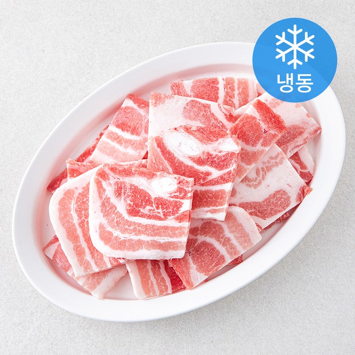 곰곰 한돈 복고 삼겹살 구이용 냉동 600g