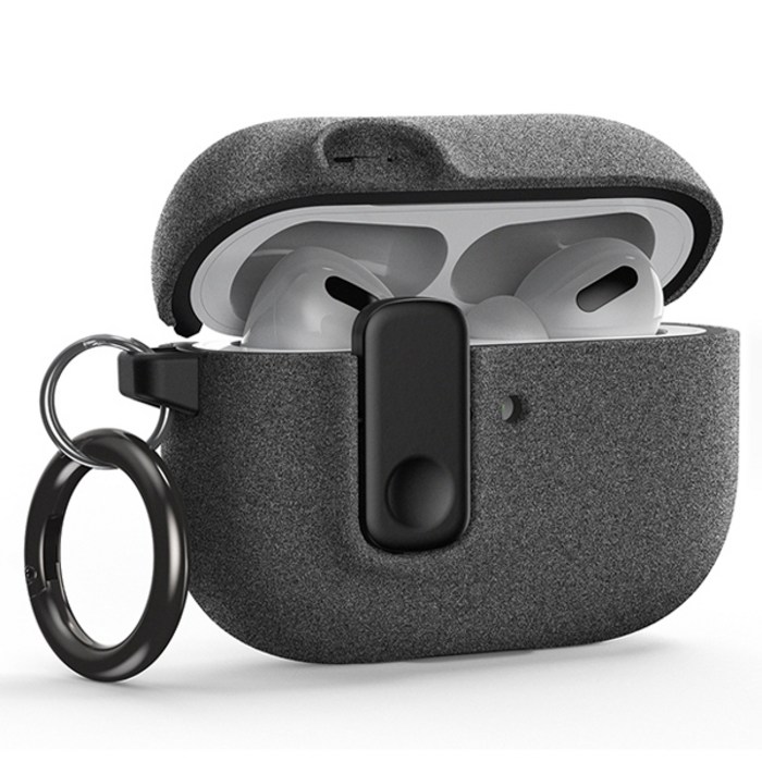 베루스 모던 락 분실 방지 잠금 기능 케이스, 에어팟 프로 3, 샌드스톤, 1개