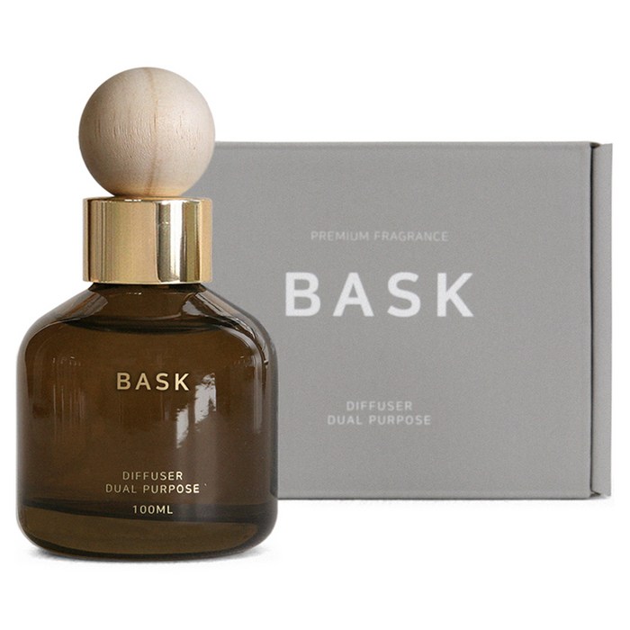 바스크 듀얼 퍼포즈 차량용 디퓨저 100ml, 샌달우드, 1개