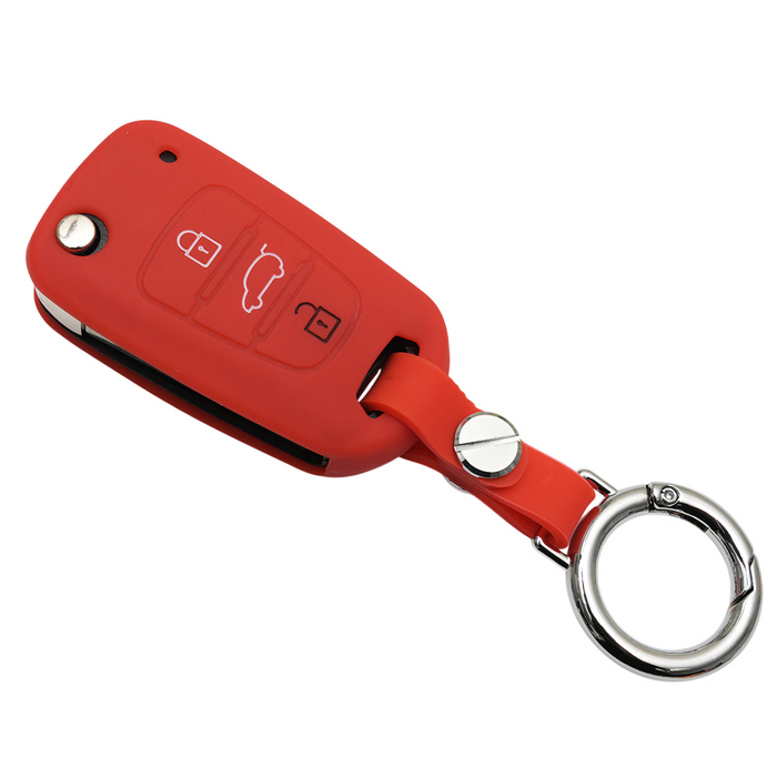 현대 아반떼MD 포터2 기아 모닝 레이 쏘울 호환 자동차 실리콘 스마트키 케이스 키홀더