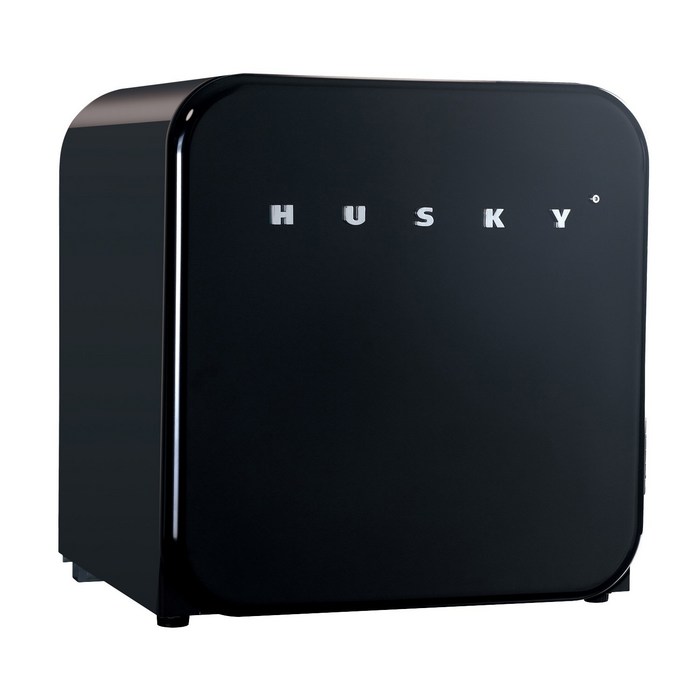 현대아이파크몰 미니 냉장고 HUSKY 허스키 레트로 BC46R1 블랙, BC46R1블랙