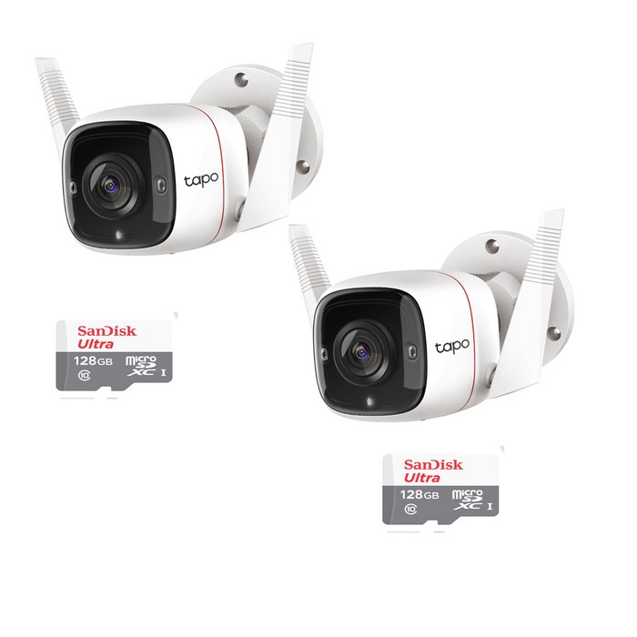 11 총2대 티피링크 Tapo TC65 300만화소 실외방수 홈CCTV, 선택4 Tapo TC65메모리128G2대, 2개 11 총2대 티피링크 Tapo TC65 300만화소 실외방수 홈CCTV, 선택4 Tapo TC65메모리128G2대, 2개