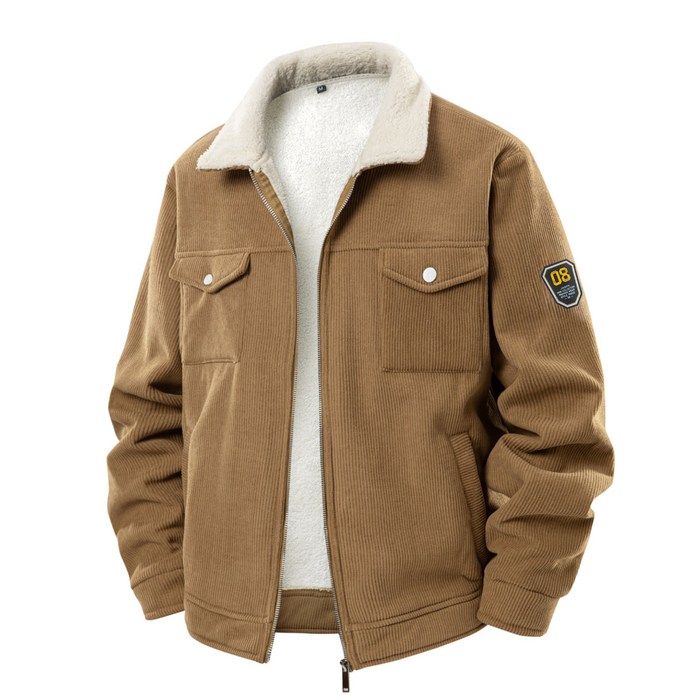 스타일닥터 겨울 빅사이즈 코듀로이 자켓 터틀넥 스웨이드 남자 솜저고리