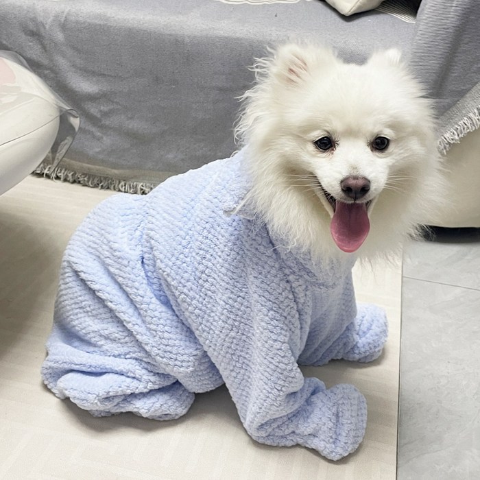 Tinduo 강아지가운 아지가운 펫타월 샤워타올 반려동물 흡수력 강화 두툼 강아지목욕 강아지 용품, 1개