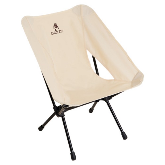 시크레토 캠핑 의자 피크닉 초경량 경량 의자 체어, 베이지, 1개