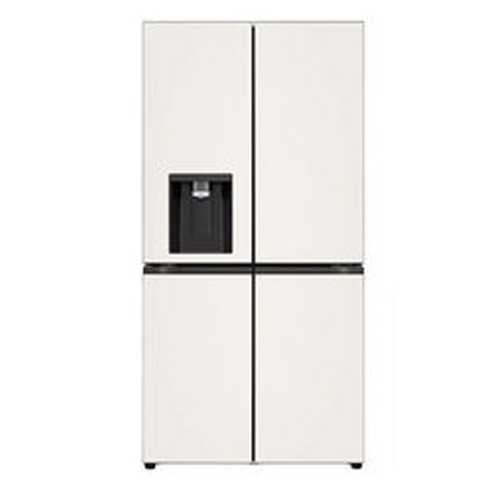 [색상선택형] LG전자 오브제 디오스 매직스페이스 얼음 정수기 냉장고 글라스 820L 방문설치