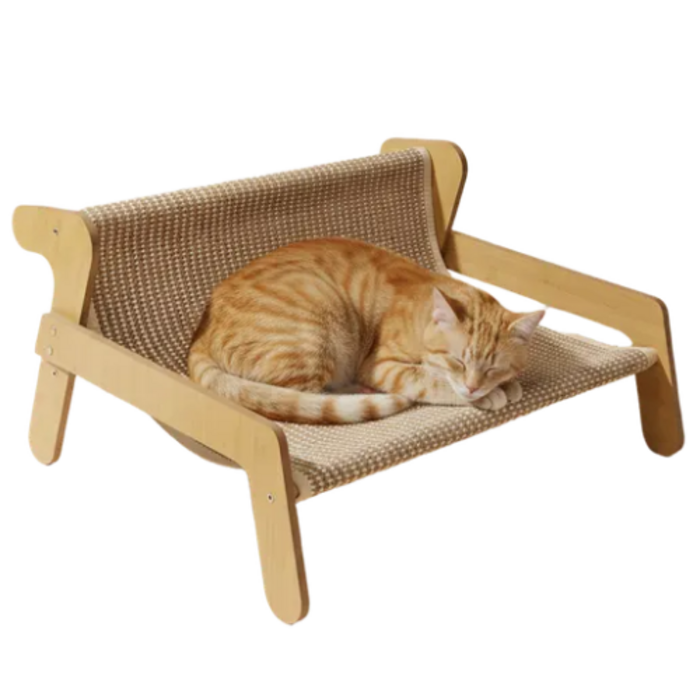 포레스캣 포근한 고양이 스크래쳐 소파 침대 쿠션 고양이집 스크래칭보드, 1개, 사이잘 스크래칭보드 소파