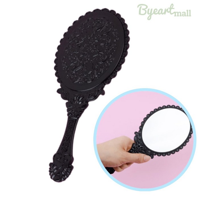 바이아트몰 명품손거울 코팅거울 고급미니손거울 휴대용손거울 휴대용거울 손거울