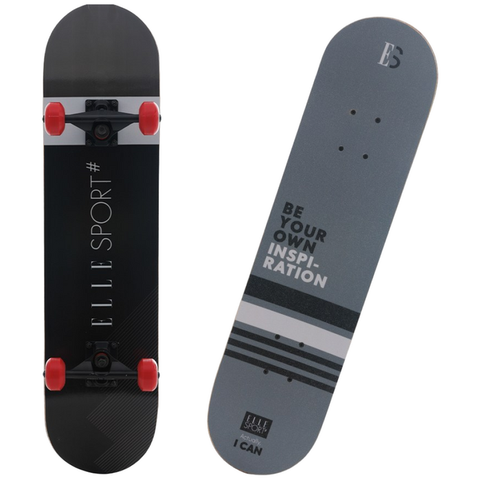 엘르 스케이트보드 입문용 초보 어린이 보드 스케이트 초등학생 가방티툴, 엘르일반형그레이, 1개