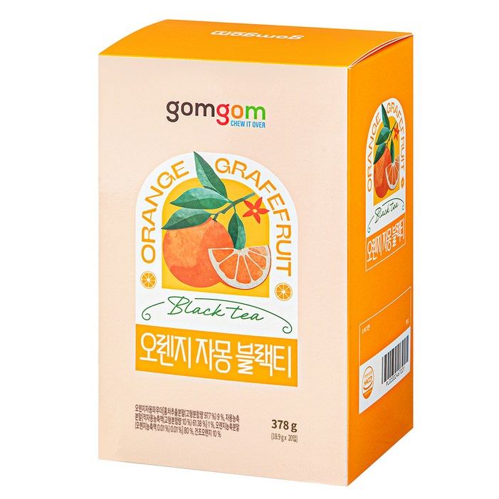 곰곰 오렌지 자몽 블랙티, 18.9g, 20개입, 1개