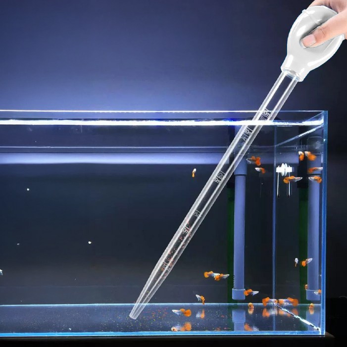 레몽크리프 관상어 어항청소 물갈이 사이펀 스포이드 화이트