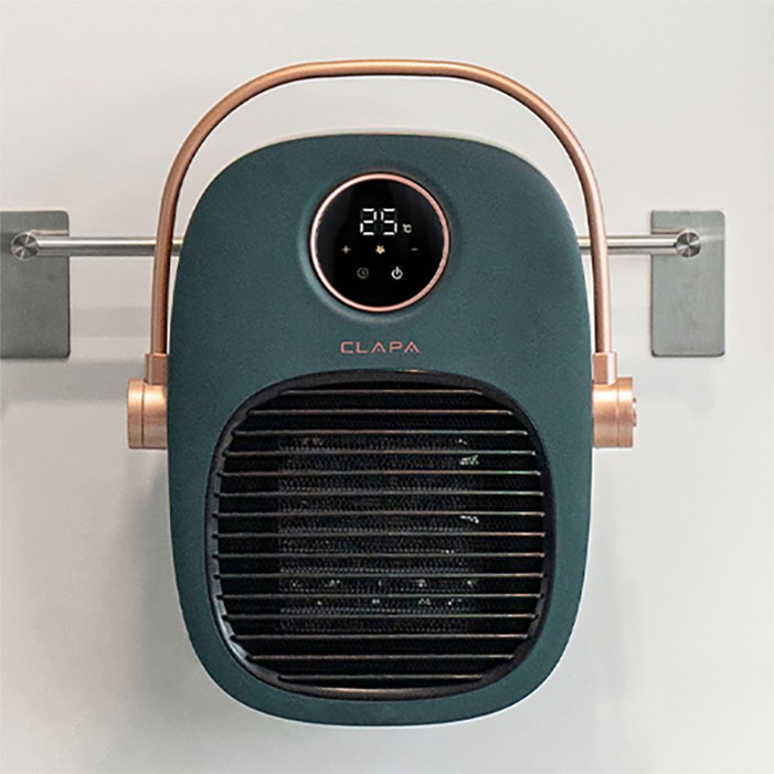 클래파 욕실 벽걸이 겸용 스마트 PTC 전기 온풍기