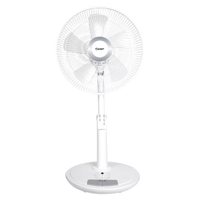 케이페이지 날개 리모컨형 발터치 타이머기능 5엽날개 스탠드 선풍기 35cm KEF14SR