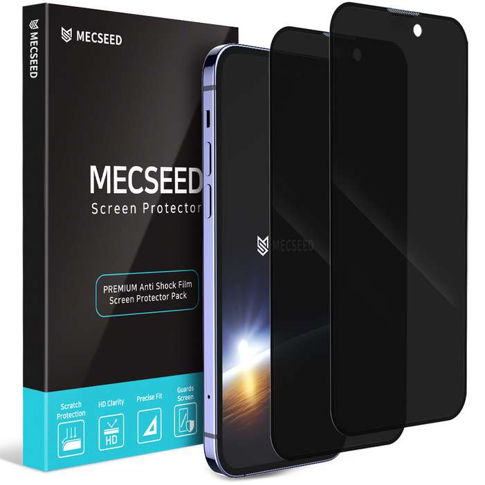 MECSEED 6DX 쉴드마스터 사생활 프라이버시 풀커버 강화유리 휴대폰 액정보호필름, 2개 MECSEED 6DX 쉴드마스터 사생활 프라이버시 풀커버 강화유리 휴대폰 액정보호필름, 2개