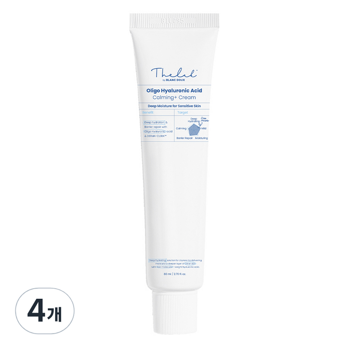 더랩바이블랑두 올리고 히알루론산 카밍 플러스 크림, 80ml, 4개