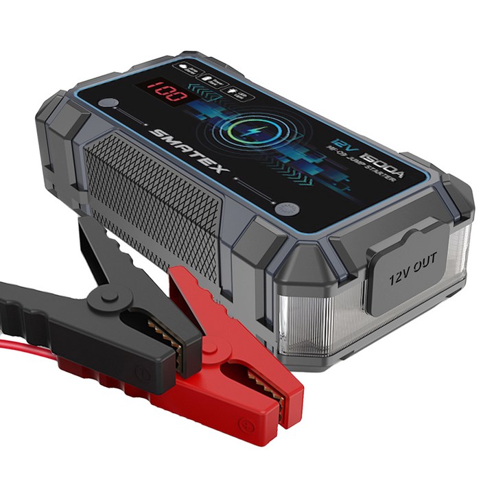 스마텍스 점프 스타터보조배터리, 1개, 12000mAh 스마텍스 점프 스타터보조배터리, 1개, 12000mAh