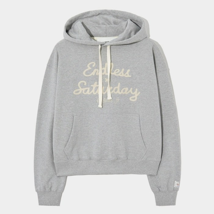 세터 남녀공용 엔들리스 세터데이 면 후드 티셔츠
