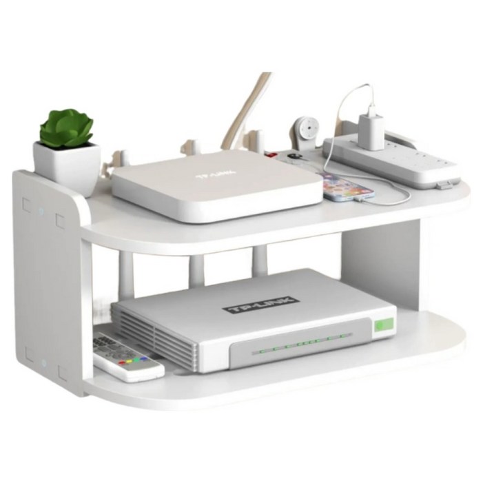 벽걸이 TV 셋탑 박스 모뎀 거치대