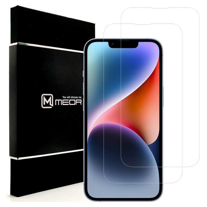 메오르 나노 방탄 글래스 9H 강화유리 액정보호필름 2p 세트