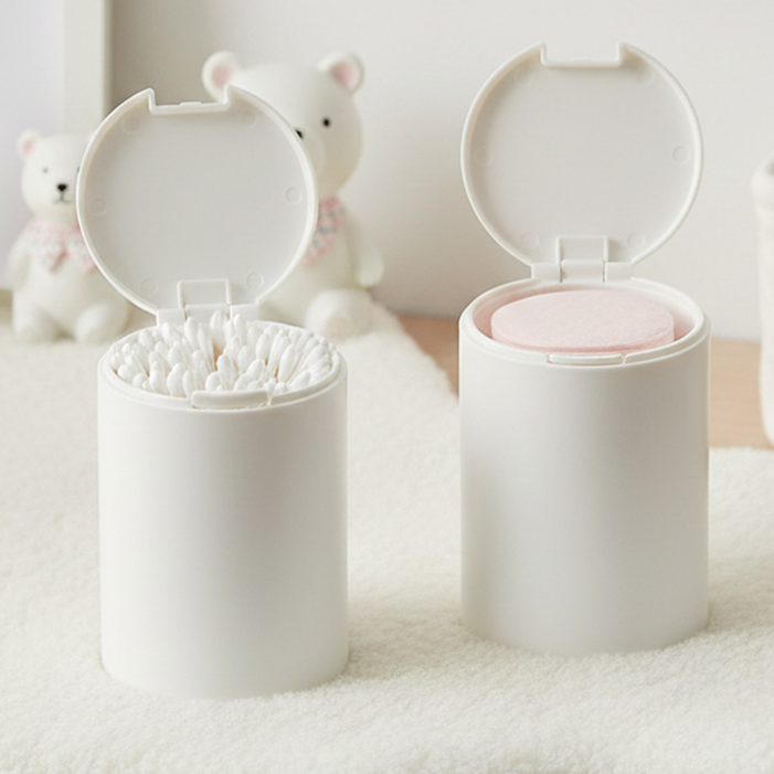 조인메이드 깔끔 데스크 원터치 소품 정리함 원형