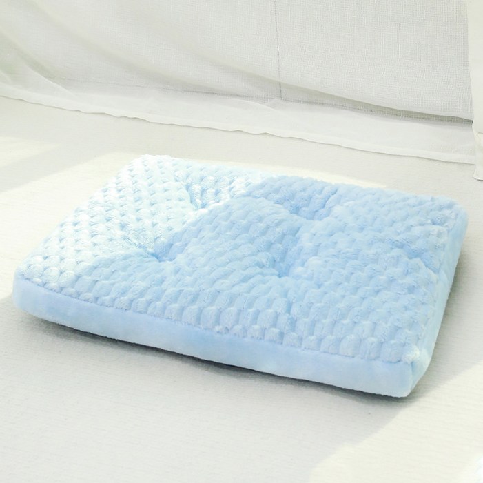 파스텔펫 반려동물 엠보 극세사 사각쿠션