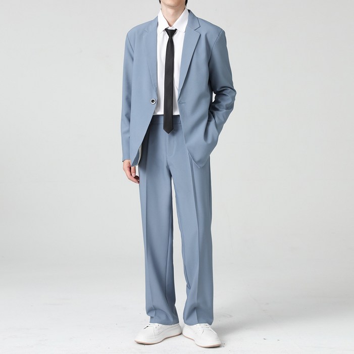 인피어스 남성용 액손 비즈니스 자켓  바지 셋업