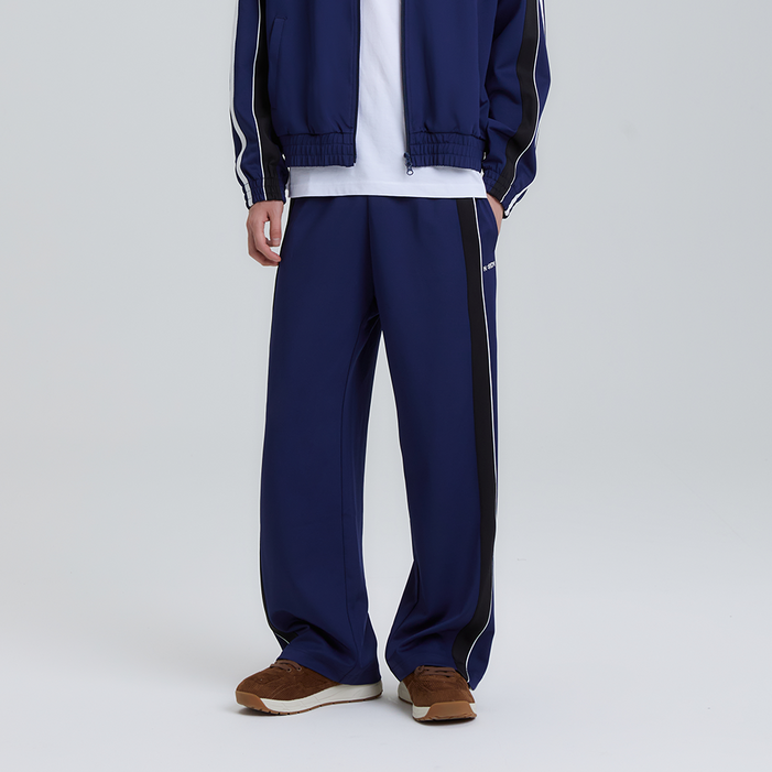 널디 남녀공용 트리플 라인 트랙 팬츠