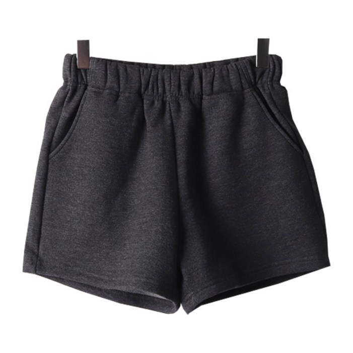 데일리 기모 밴딩 반바지 여성 빅사이즈 베이직 도톰 안감 66110