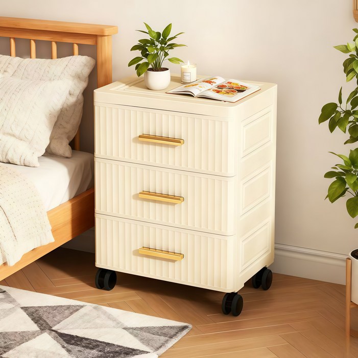 이동식 서랍장 다용도 거실 수납장 침실 침대협탁 CC11