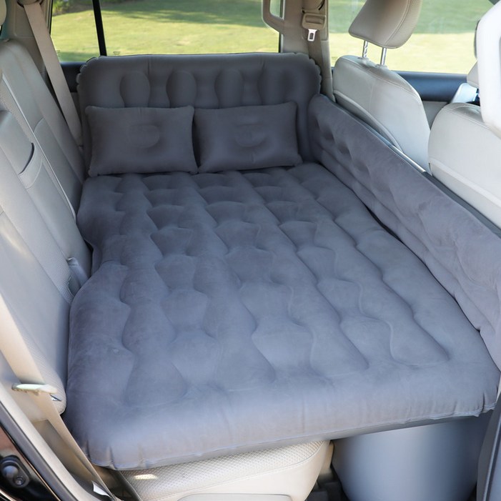 오레나 차량용 분리형 에어매트 차박 평탄화 캠핑 물결무늬 자동차 됫좌석 메트리스 침대 여행