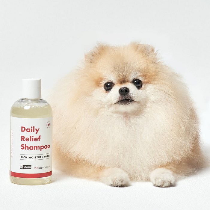 자유펫 데일리릴리프샴푸 300ml 강아지 비건 천연 샴푸 추천 린스 컨디셔너 올인원, 1개, 300ml