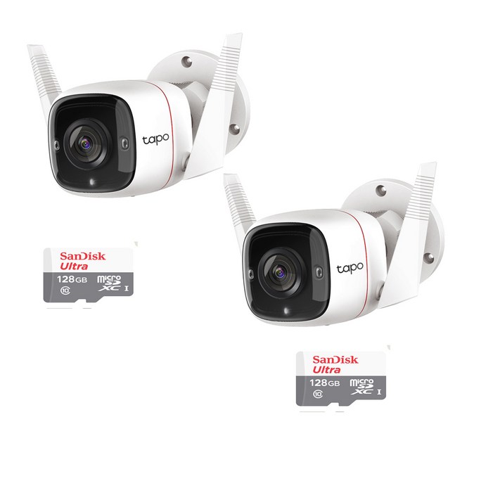 11 총2대 티피링크 TC65 300만화소 실외방수 홈CCTV, 2개