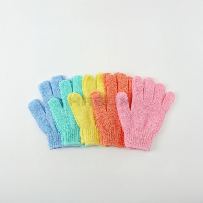 때밀이장갑 5켤레 얼굴때타올