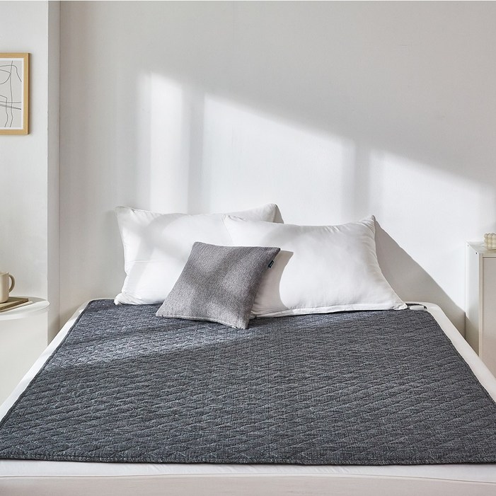 한일의료기 국산 프리미엄 원적외선 고급형 탄소전기요 허스트그레이 1인용, 허스트그레이, 싱글사이즈M100180cm