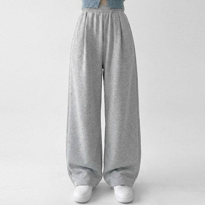 엠제이스타 당일발송 남녀공용 오리지널 원턱 와이드 스웨트 팬츠 트레이닝 빅사이즈 바지 4컬러 S2XL