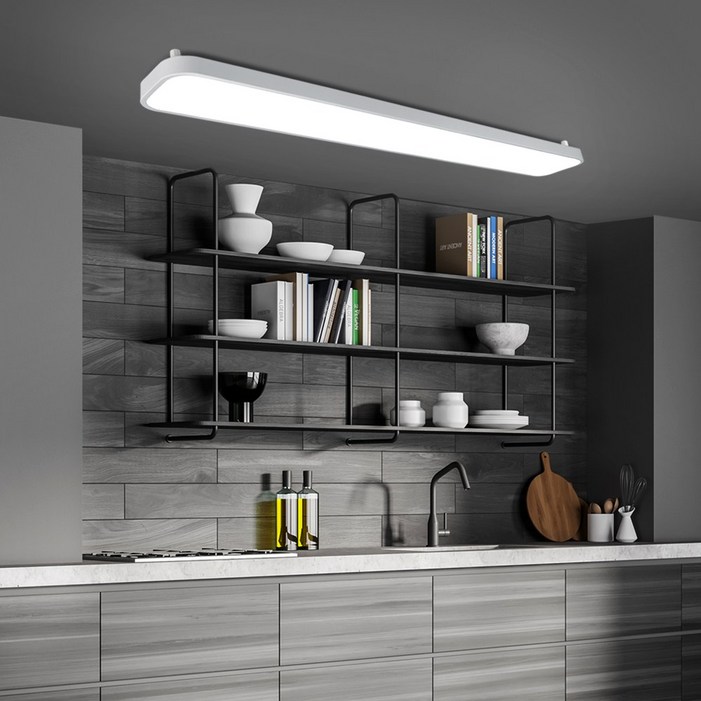 연하 LED 미쁘다 주방등 60W 삼성칩 주광색 플리커프리, 화이트 연하 LED 미쁘다 주방등 60W 삼성칩 주광색 플리커프리, 화이트