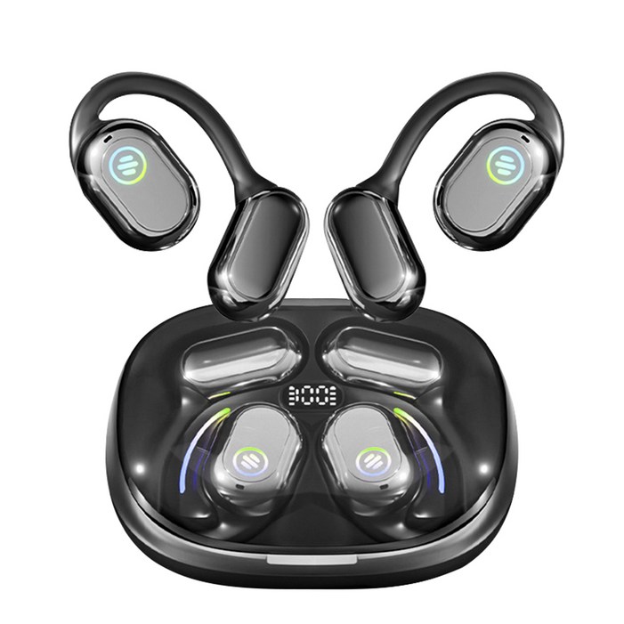 헤몬팜 오픈이어 무선 이어폰 블루투스 이어폰 충전식 골전도 이어폰