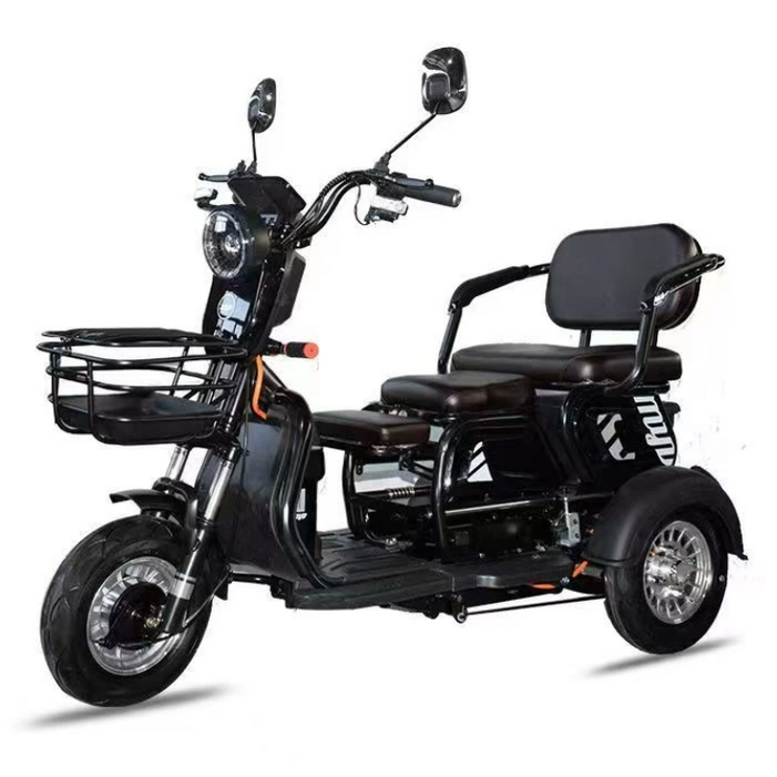 아트테크 2인 3인용 세발 삼륜차 3륜 전동스쿠터 언덕등판가능한 오토바이 전동전기자전거 카트 등하원 전동휠체어대용 삼발이 쇼핑 장애인 노인 시니어 어르신 부모님효도선물 시골농촌농업