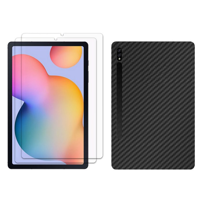 아이패드 12세대 A18 11세대 A16 10세대 공용 호환 아자 강화유리2매+후면보호필름1매