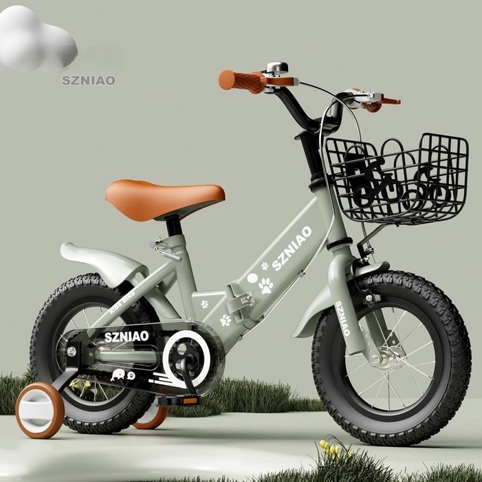 어린이 접이식 자전거 35678912세 남아 자전거 아기 자전거 충격 완화