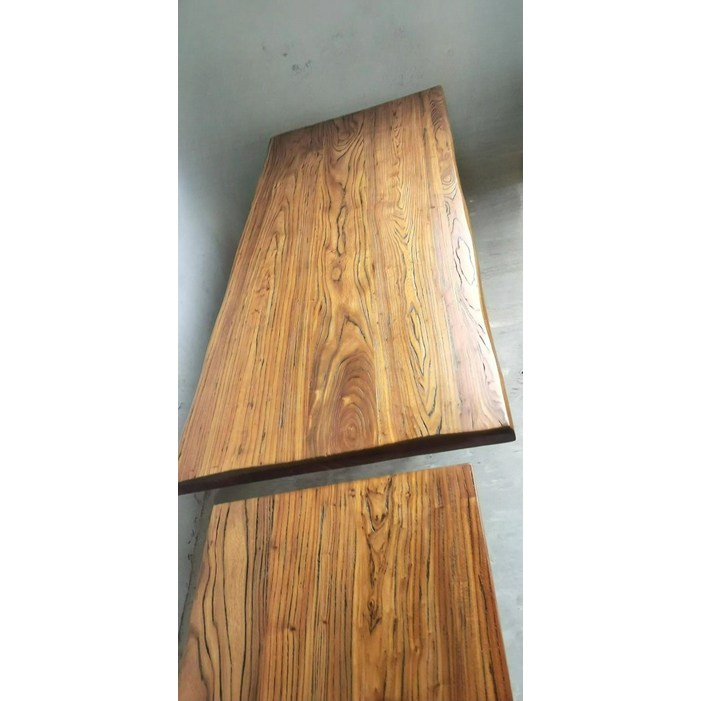 우드슬랩상판 테이블 일자 느릅나무 제작 일자형책상 화이트 모던 책상 주문제작 가전