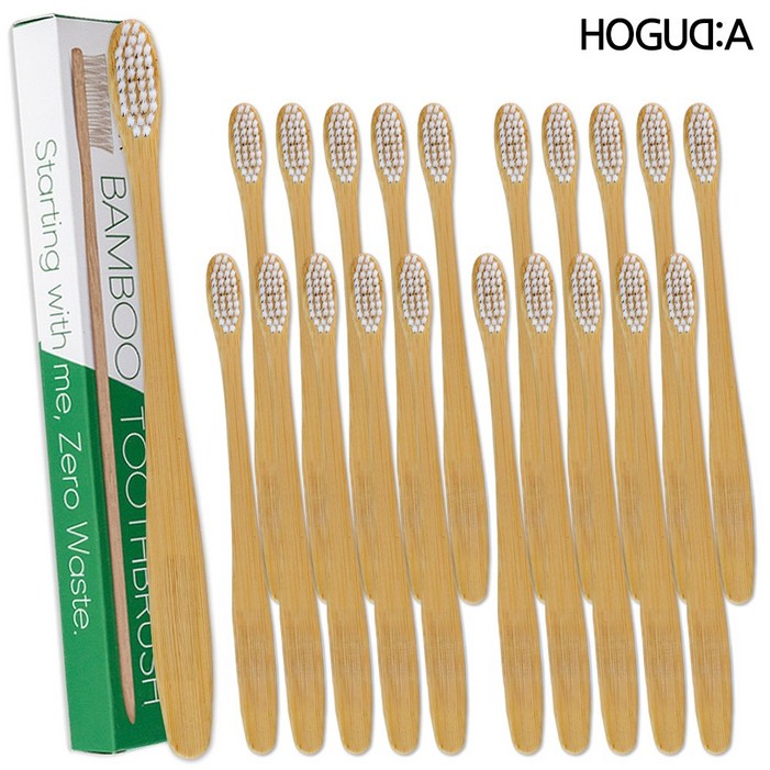 호구다 제로웨이스트 대나무 칫솔